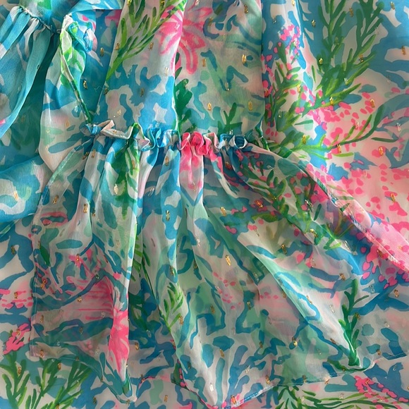 ❌SOLD❌ Lilly Pulitzer belted maxi dress - Picture 6 of 7
